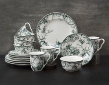 Load image into Gallery viewer, Adelaide Green 16 Piece Dinnerware Set
