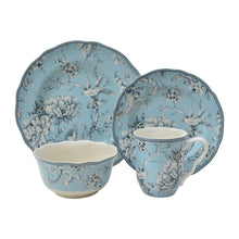 Load image into Gallery viewer, Adelaide Light Blue 16 Piece Dinnerware Set
