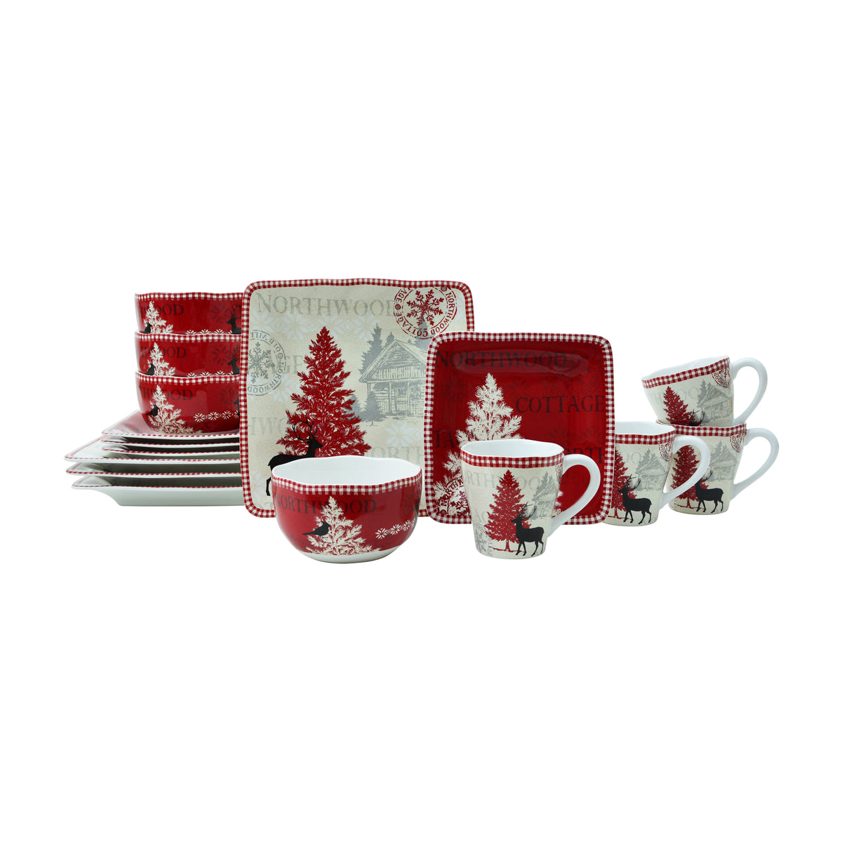 Northwood Cottage 16-piece Dinnerware Set –